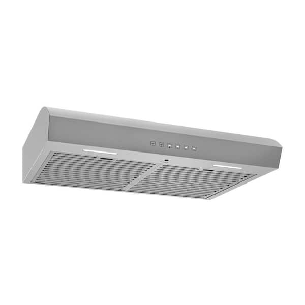 Mantra 30 in. 490 MAX Blower CFM Convertible Under Cabinet 1.1 Sones Stainless Steel Range Hood