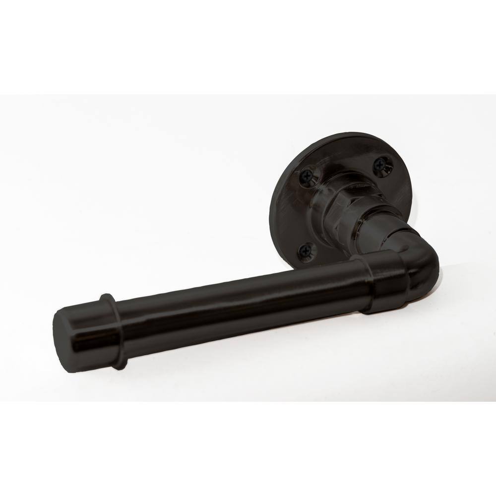 Satin Black Metal 4-Piece Bathroom Accessory Kit