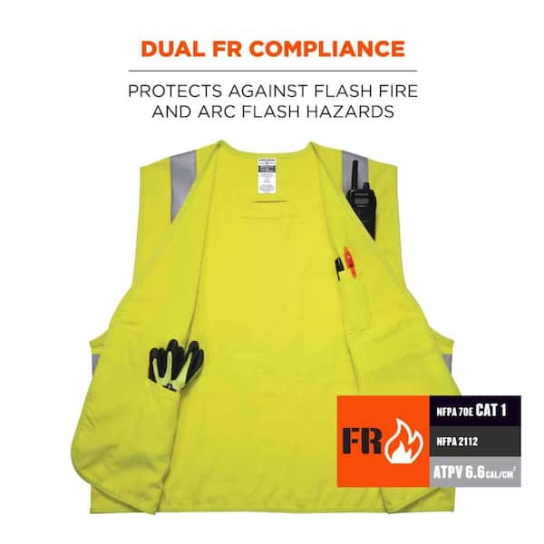 Flame Resistant 7 oz Hi-Viz Safety Pant Grey | Protecting U