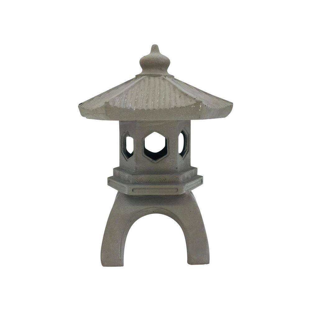 Cement Colored Polyresin Light House Statue 16.8 in. H FB22435CC - The ...