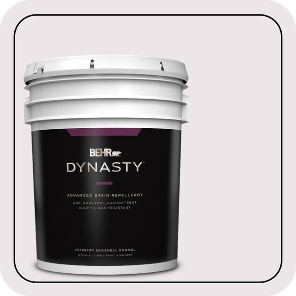 BEHR DYNASTY 5 gal. #670C-1 November Pink Eggshell Enamel Interior Stain-Blocking Paint & Primer
