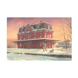 "The Christmas Sled" by Jerry Cable Unframed Home Photography Wall Art 16 in. x 24 in.