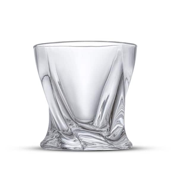 JoyJolt Atlas Lead Free Whiskey Glasses, 10-Ounces, Set of 2