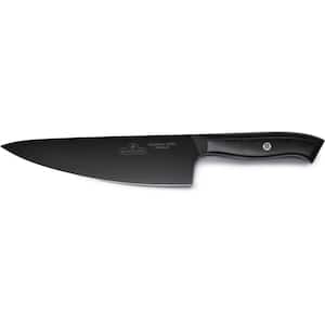 Phantom 8 in. Titanium Plated Steel Full Tang Chef's Knife with Steel Handle
