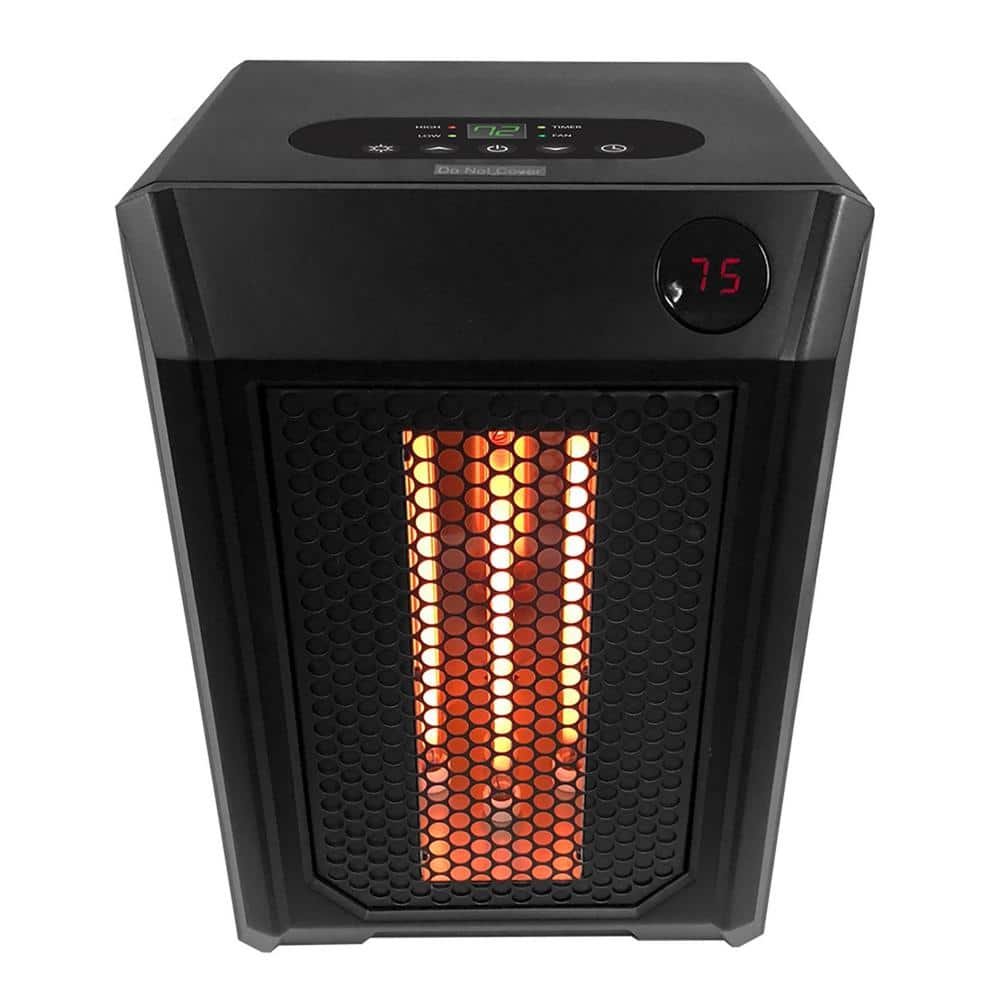 Lifesmart 1,500Watt Electric Infrared Portable Space Heater with 4