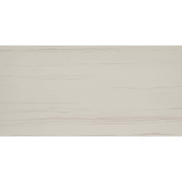 EMSER TILE Ciudad Cream 11.81 in. x 23.62 in. Matte Stone Look Ceramic Floor & Wall Tile (19.35 sq. ft./Case)