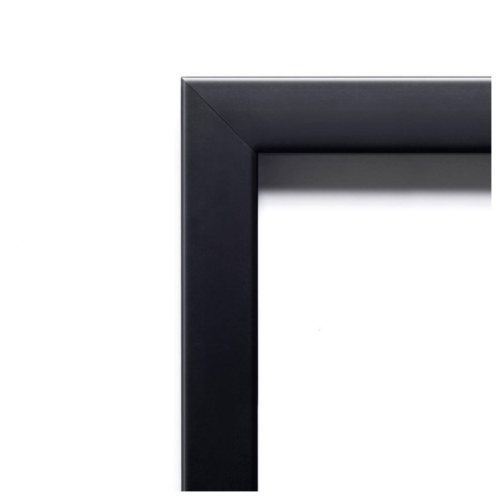 Matte Black Contemporary Wood Wall Picture Frame 20.9" x 24.9"
