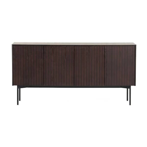 Calhoun Smoked Ash Veneer Wood 63 in. Buffet