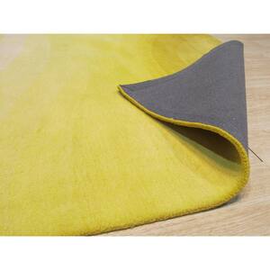Yellow 9 ft. x 12 ft. Desertland Hand-Tufted Wool Area Rug
