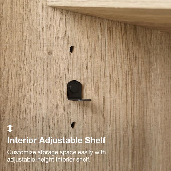 Glacier Bay - Tobana 42 in. W x 19 in. D x 34.5 in. H Single Sink Bath Vanity in Weathered Tan with White Engineered Stone Top