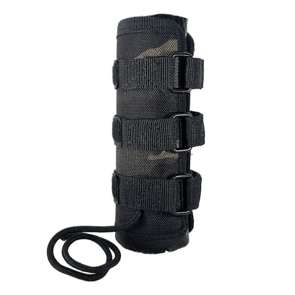 6 in. Suppressor Cover 1000°F Heat Resistant, Burn Proof Fiberglass and Silicon Lining, Flame-Retardant Sleeve