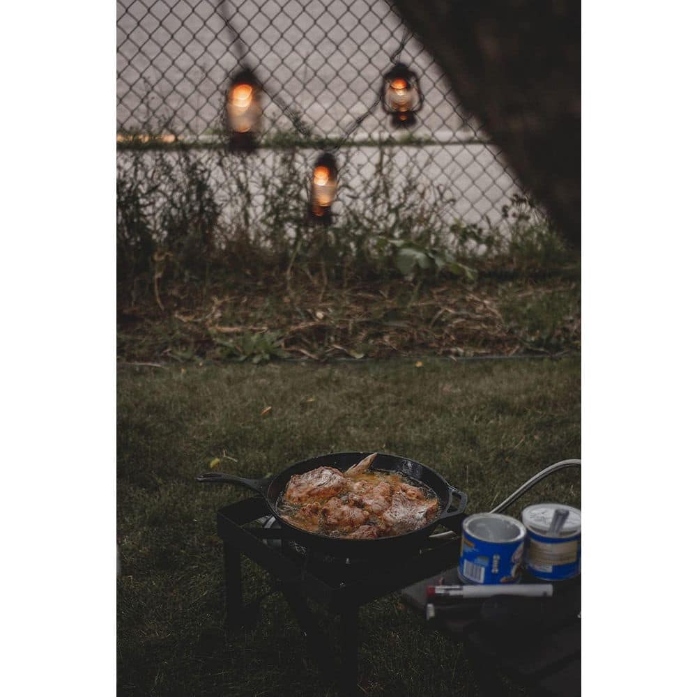 Heavy Duty Black Metal Single Burner Outdoor Stove