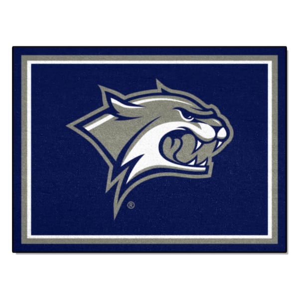 FANMATS New Hampshire Wildcats Navy 8 ft. x 10 ft. Plush Area Rug