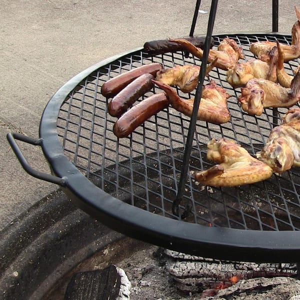 Cooking Tripod & Hanging Rack Outdoor Cooking Equipment Open Fire  Adjustable BBQ