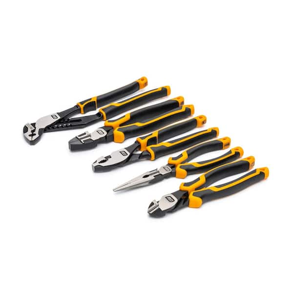 6 Piece Pliers Set With Carrying Case - Drop Forged And Heat Treated  Adjustable Hand Tools With Ergonomic Comfort Grip And Machined Heads By  Stalwart : Target