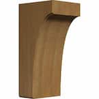 6 in. x 5-1/2 in. x 12 in. Unfinished Mahogany Clarksville Corbel