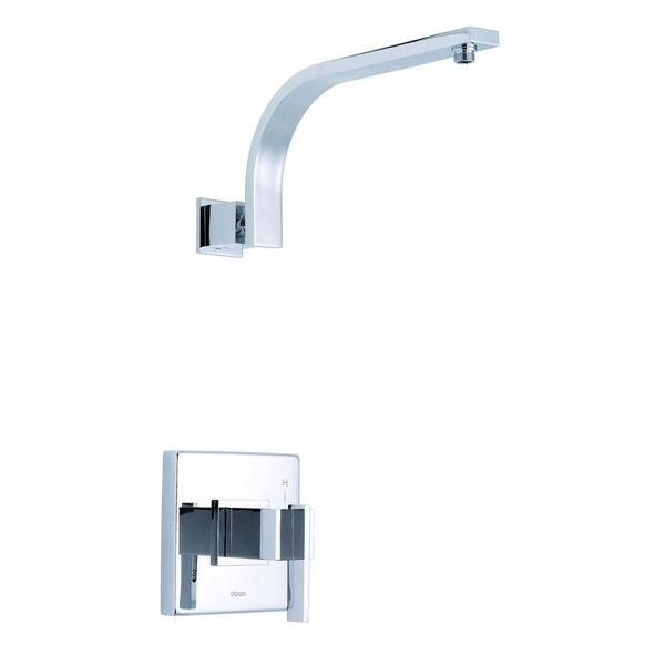 danze by GERBER Sirius Single-Handle Shower Only Faucet Trim Kit and Treysta Cartridge Less Showerhead Chrome
