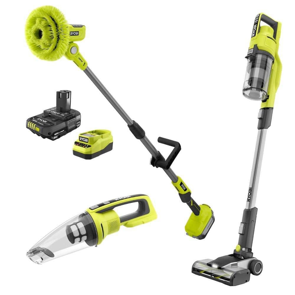 Reviews for RYOBI ONE+ 18V Extended Scrubber, ONE+ Stick Vacuum, and ...