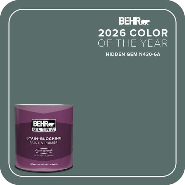 BEHR ULTRA 1 qt. #N430-6A Hidden Gem Extra Durable Eggshell Enamel Interior Paint and Primer