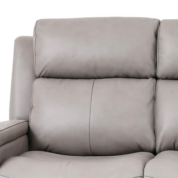 Hanover Big Man Large Oversized Pillow Back Leather Recliner