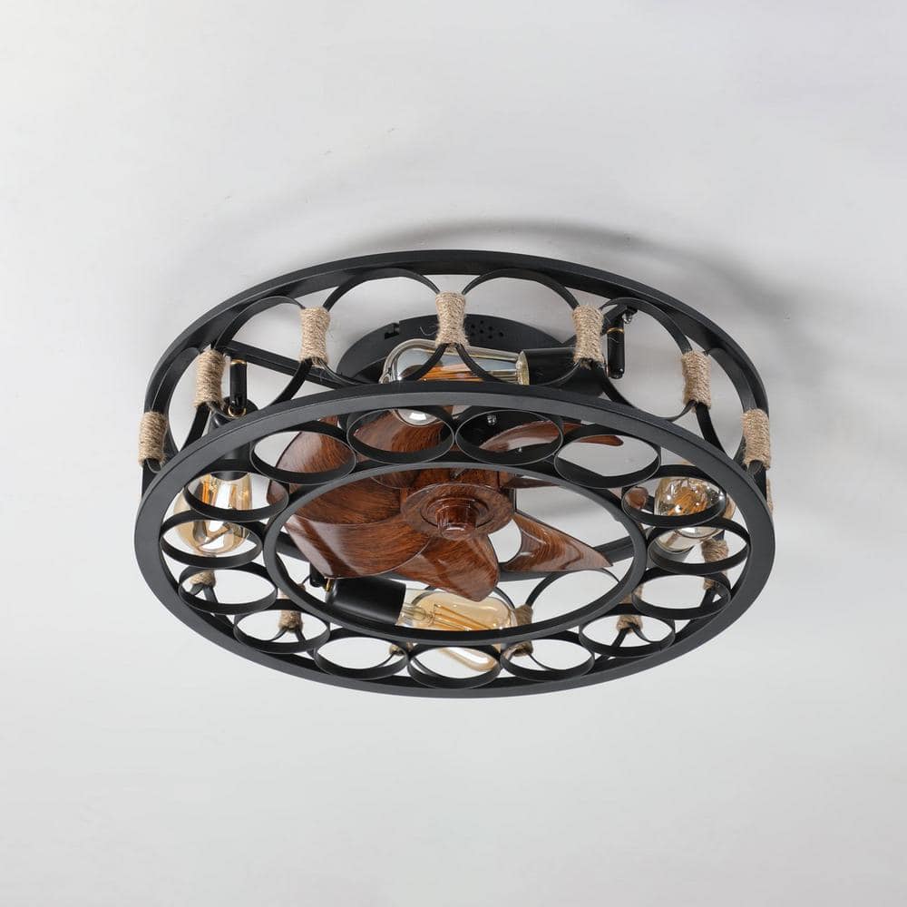 20 in. Indoor Black Smart Ceiling Fan with Remote Included and Timer price history on PriceWatchPro