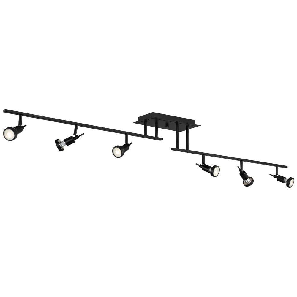 Viper 62'' Black 6-Light Dimmable LED Ceiling Track Kit