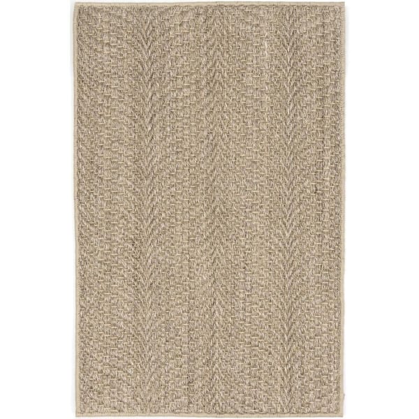 Wave Woven Sisal Natural 8 ft. x 10 ft. Indoor Area Rug