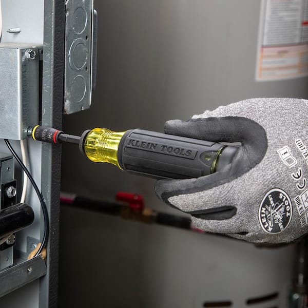 Klein Tools 14-In-1 HVAC Adjustable-Length Screwdriver with Flip