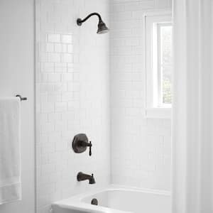 Lyndhurst Single-Handle 3-Spray Tub and Shower Faucet in Bronze