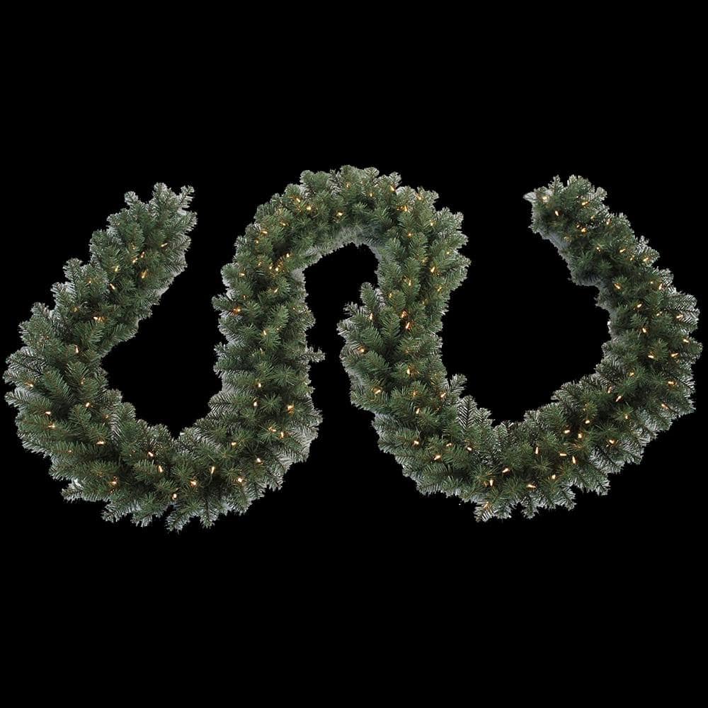 HoliScapes 15 ft. Warm White LED Lighted Christmas Garland, 150Lights