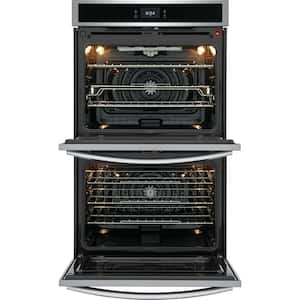 Gallery 30 in. Double Electric Built-In Wall Oven in Stainless Steel with Air Fry and Total Convection