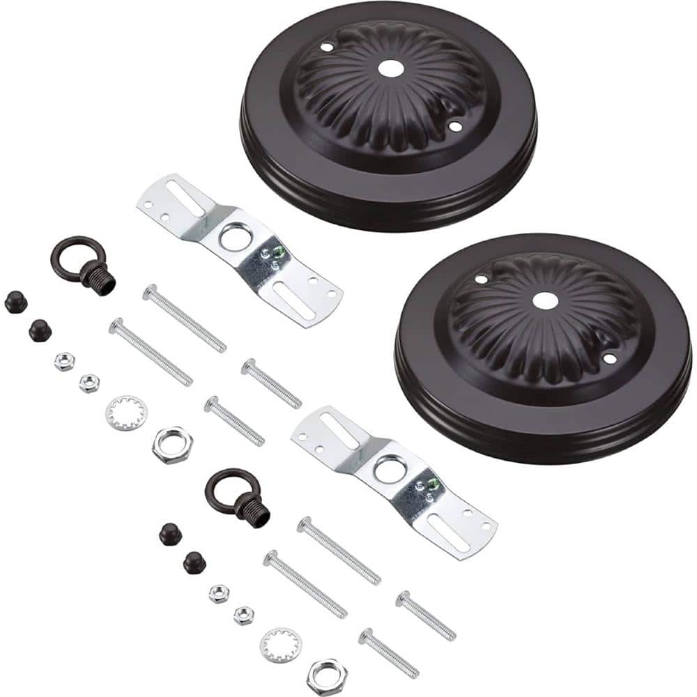 5 in. Dia with Loop and 7/16 in. Center Hole Oil Rubbed Bronze Finish Chand