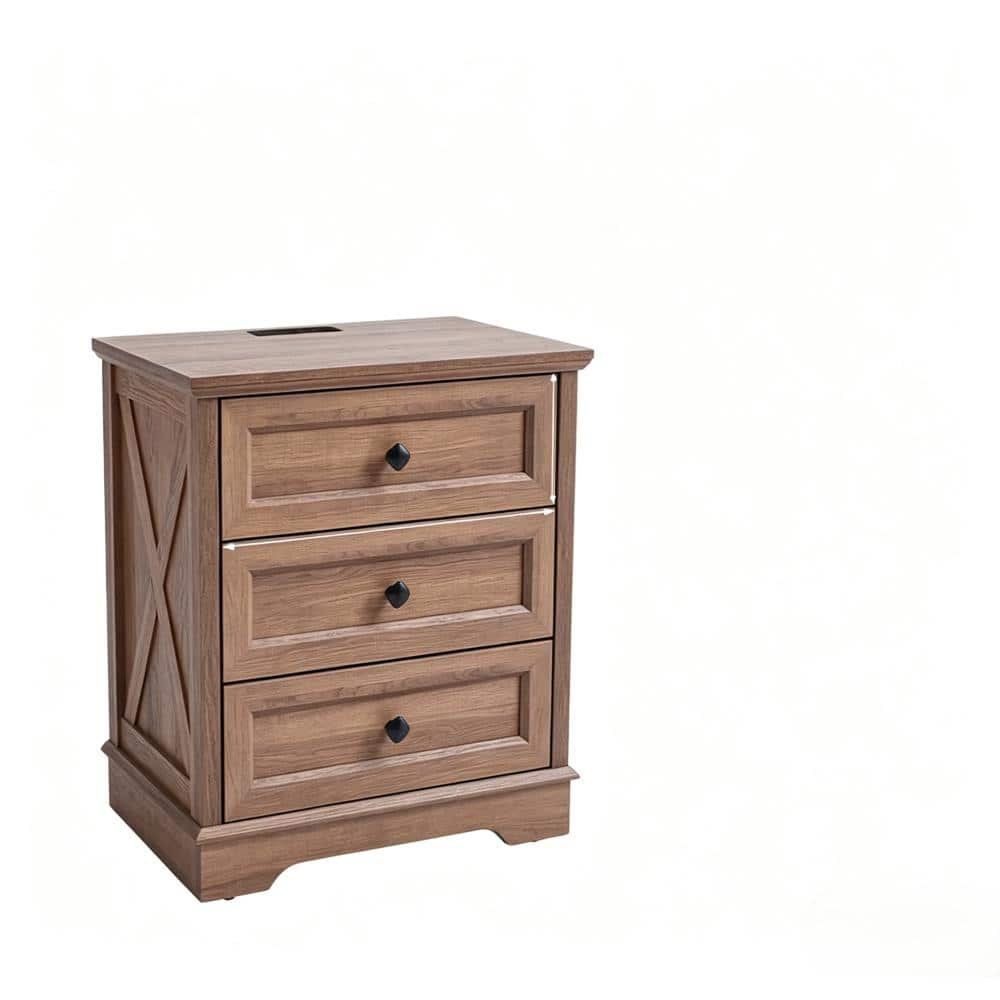 18 in. W x 25 in. H Rectangular Wood Medicine Cabinet without Mirror in Brown Rustic Chest of Drawers for Entryway price history on PriceWatchPro