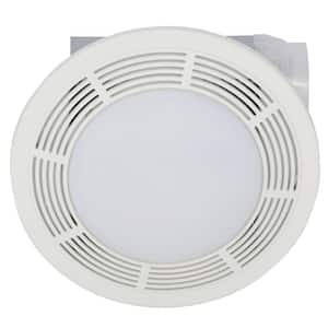 100 CFM Ceiling Bathroom Exhaust Fan with Light