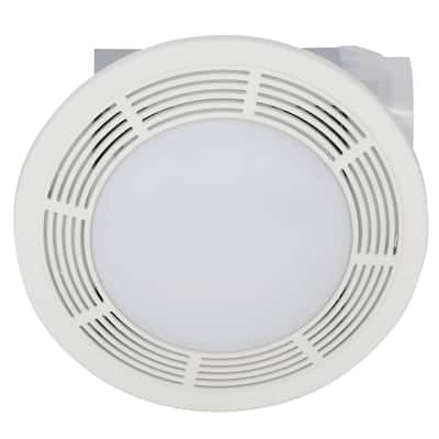 Broan-NuTone 100 CFM Ceiling Bathroom Exhaust Fan with Light and Night ...