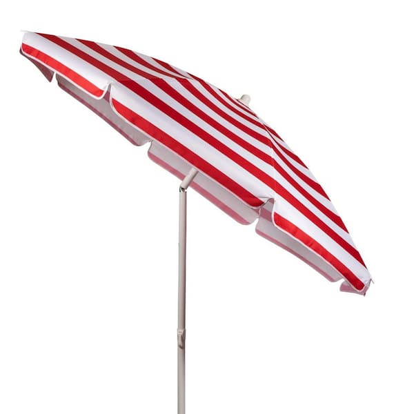 cabana stripe patio umbrella 6 Best Choice Products 10ft Outdoor Steel Market w/ Crank, Tilt Push Button, Ribs Aluminum frame CANOPY ONLY Fits 9 ft 6 rib umbrella frame with rib length 52 formosa covers 9ft Market Patio