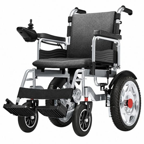 Foldable Electric Wheelchair, 25+ Miles Long Travel Range, Portable All-Terrain Motorized Wheelchair
