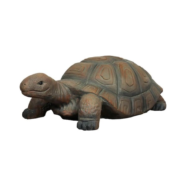 Watnature Turtle Statues for Garden-34.2in. x 18.1in. x 11.4in. Fiber Reinforced Concrete Figurine Statue for Outdoors, Lawn, Yard