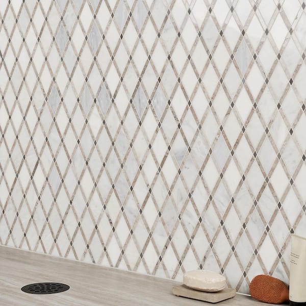 Ivy Hill Tile Grand Lagos Gray 11 in. x 12 in. x 10 mm