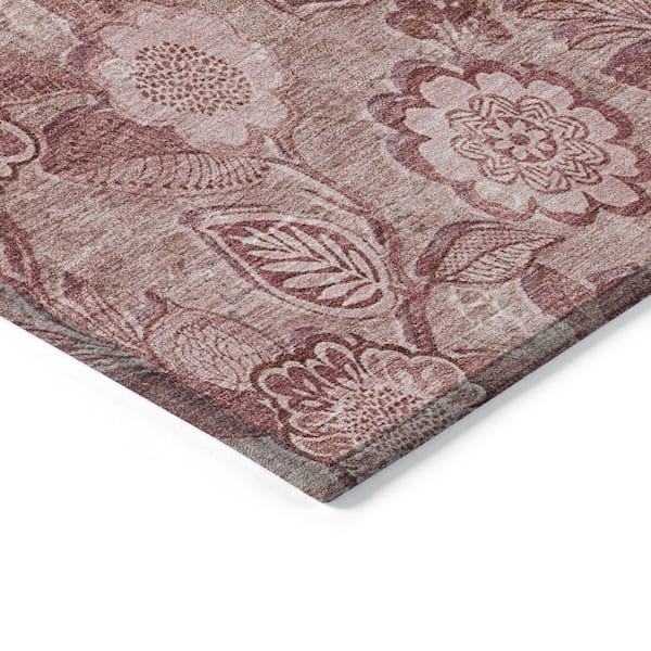 Chantille Machine Washable Indoor/Outdoor Abstract ACN1939 Blush 3 ft. x 4 ft. Area Rug