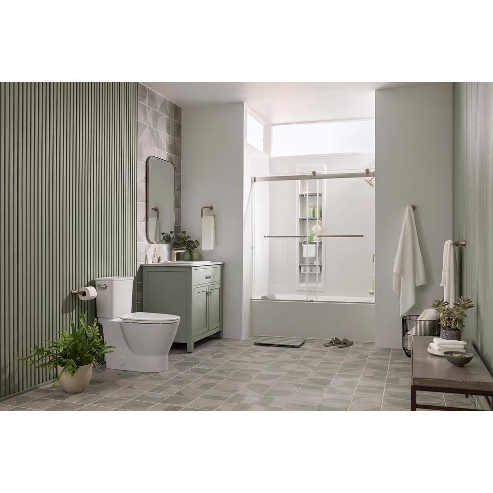 Brushed Nickel Double Robe Hook for Contemporary Bathrooms