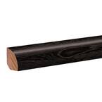 Pure Black Oak 0.62 in. T x 0.75 in. W x 94.5 in. L Laminate Quarter Round Molding