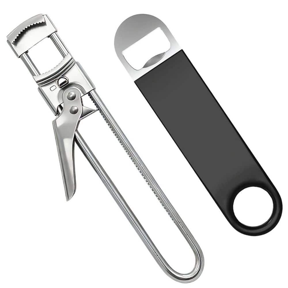 Adjustable Jar Opener and Beer Bottle Opener with Easy Grip for Seniors and Weak Hands, Multi-Function 2 Pack price history on PriceWatchPro