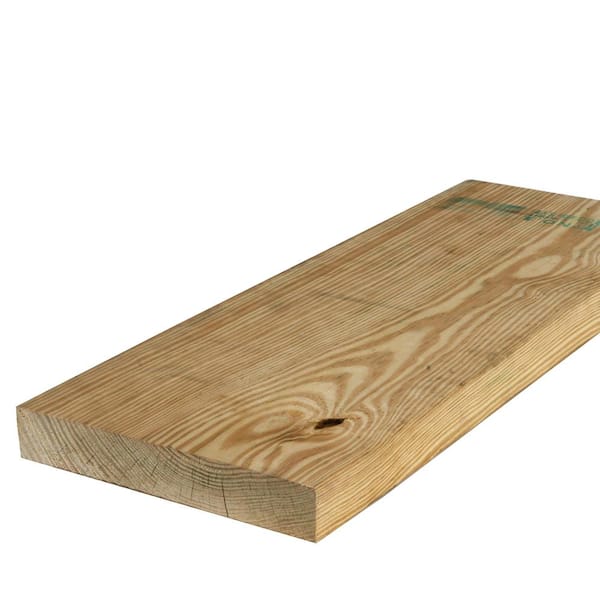 Unbranded 2 in. x 10 in. x 20 ft. #1 Pressure Treated Pine Lumber