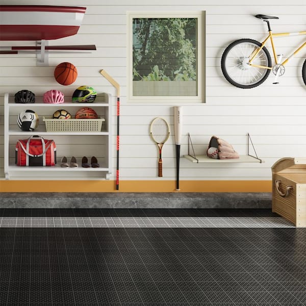 Gladiator 1 ft. x 1 ft. Blue Polypropylene Garage Flooring Tile (24-Pack) Gladiator 1 ft. x 1 ft. Blue Polypropylene Garage Flooring Tile (24-Pack)
