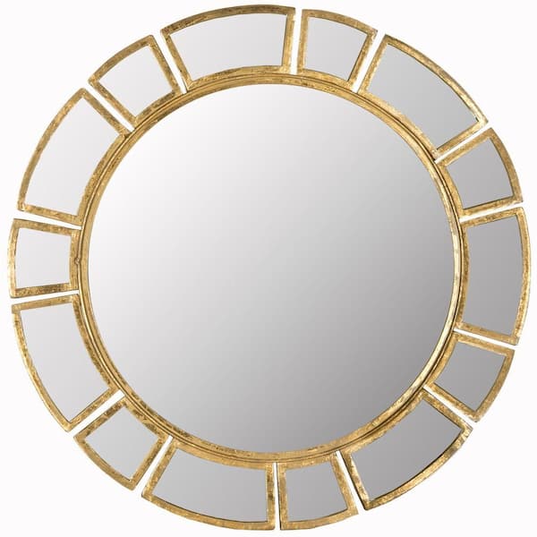 SAFAVIEH Deco Sunburst 30 in. x 30 in. Iron Framed Mirror