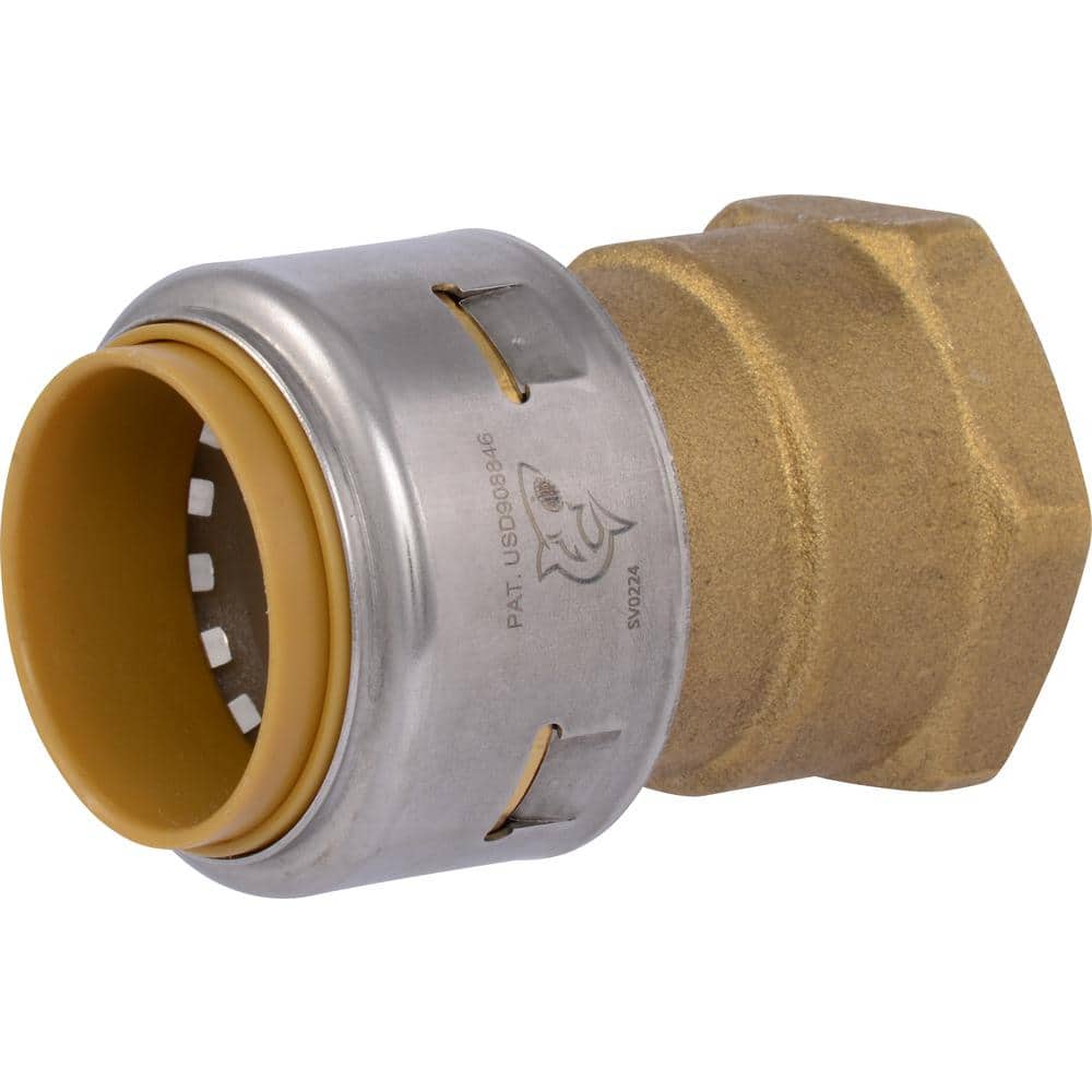 Max 1 in. Push-to-Connect x FIP Brass Adapter Fitting price history on PriceWatchPro