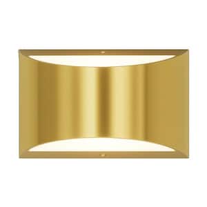 Lukyamzn Modern Design Aluminum1 Light Wood Texture LED Wall
