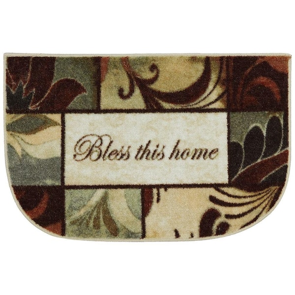 Mohawk Home Rules to Live by Kaleidoscope Multi 2 ft. x 3 ft. Machine Washable Printed Area Rug