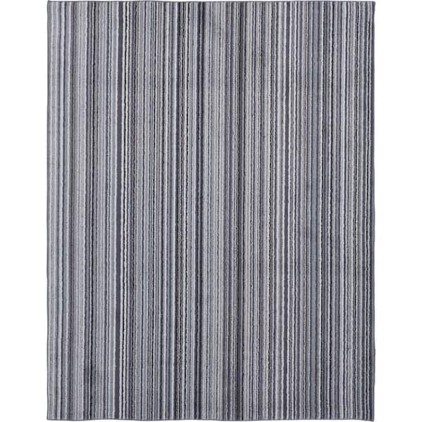 Natco Upcycle Grey 6 ft. x 8 ft. Loop Area Rug